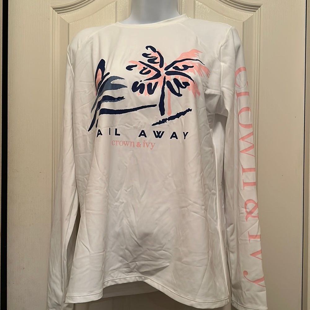 Surfer style shirt rash guard NWT